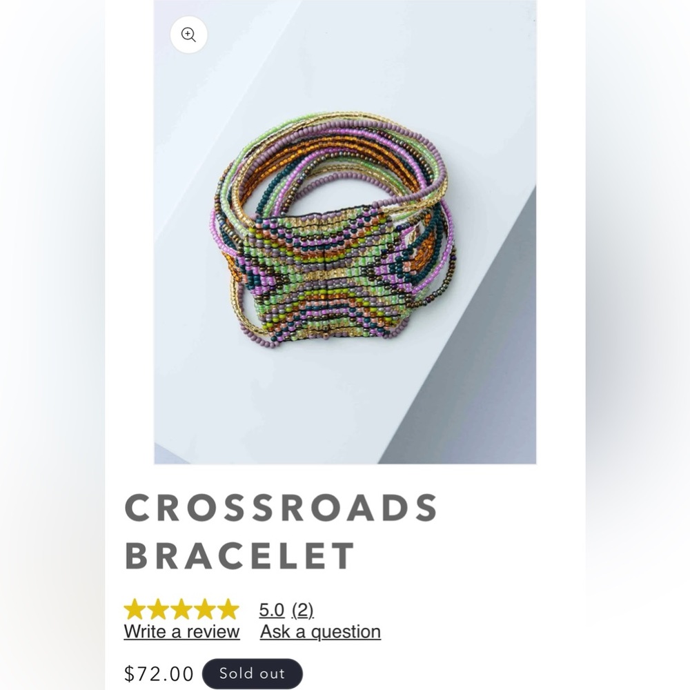 Noonday Crossroads Bracelet and Colores Earrings